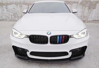 BMW 4 серия F32/F33/F36 2012-2020 гг. Передний Сплиттер DPT Lip V-1 (Для M4, Черный Глянец) фото 1