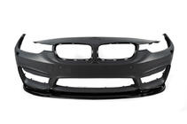 BMW 4 серия F32/F33/F36 2012-2020 гг. Передний Сплиттер DPT Lip V-1 (Для M4, Черный Глянец) фото 12