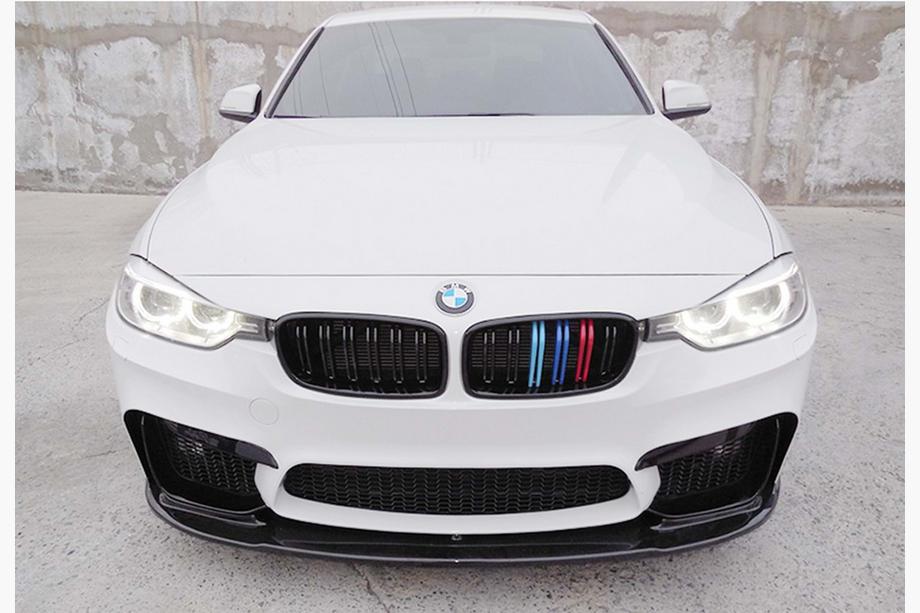 BMW 4 серия F32/F33/F36 2012-2020 гг. Передний Сплиттер DPT Lip V-1 (Для M4, Черный Глянец) Image