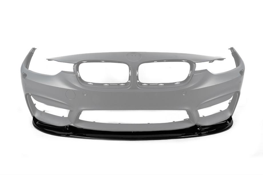 BMW 4 серия F32/F33/F36 2012-2020 гг. Передний Сплиттер DPT Lip V-1 (Для M4, Черный Глянец) Фото 2