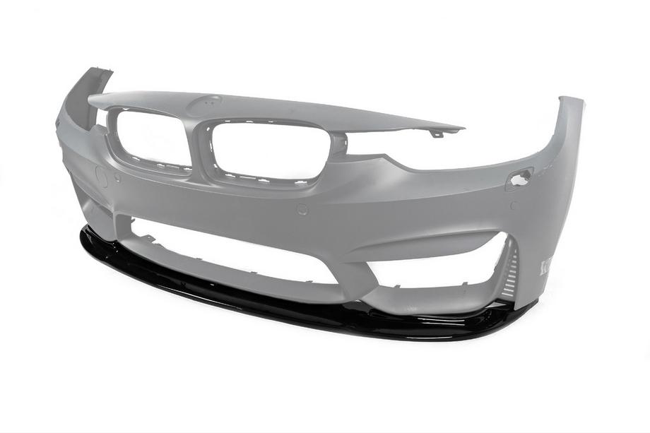 BMW 4 серия F32/F33/F36 2012-2020 гг. Передний Сплиттер DPT Lip V-1 (Для M4, Черный Глянец) Фото 9