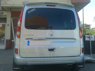 Renault Kangoo 2008–2020 гг. Хромированная накладка над номером (нержавейка) фото 2