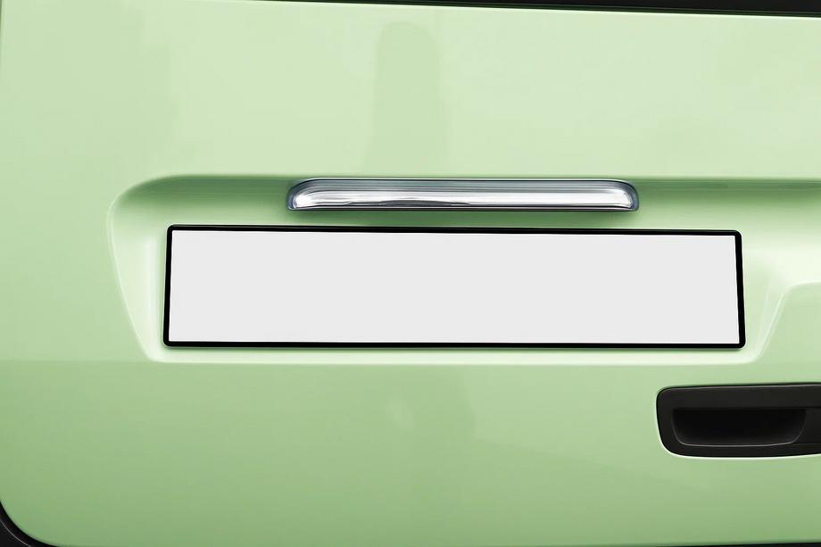 Renault Kangoo 2008–2020 гг. Хромированная накладка над номером (нержавейка) Image