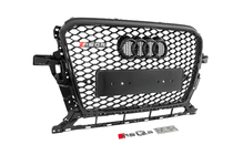 Audi Q5 2008-2017 гг. Передняя решетка RSQ-Style с надписью Quattro (2012-2017, черная) фото 3