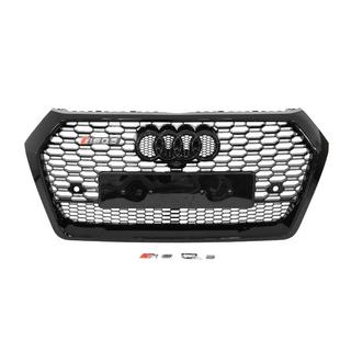 Передняя решетка RSQ-Style (2017-2020, черная) Audi Q5 2017-2025 гг. фото 1