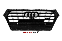 Audi Q5 2017-2025 гг. Передняя решетка радиатора SQ-Style (2017-2020, черная) фото 4