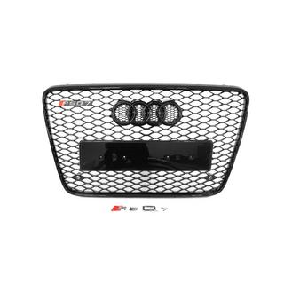 Передняя решетка RSQ-Style (черная) Audi Q7 2005-2015 гг. фото 1
