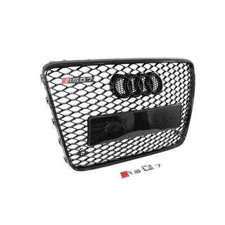 Передняя решетка RSQ-Style (черная) Audi Q7 2005-2015 гг. фото 3