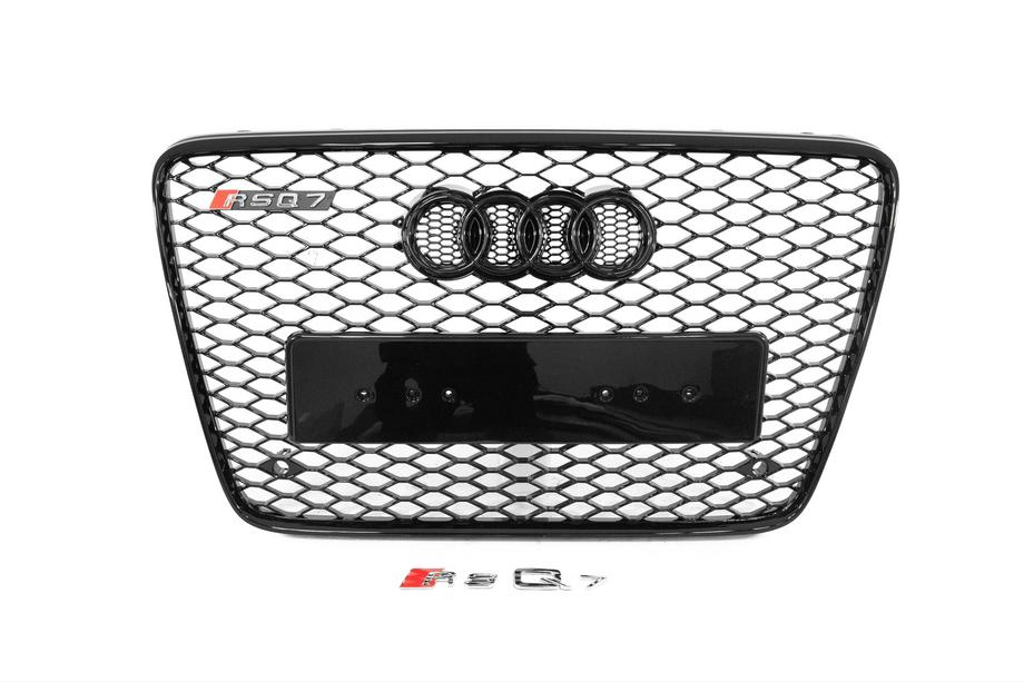 Audi Q7 2005-2015 гг. Передняя решетка RSQ-Style (черная) Image