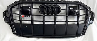 Audi Q7 2015–2026 гг. Передняя решетка RSQ-Style (2020+, Черный Глянец) фото 1