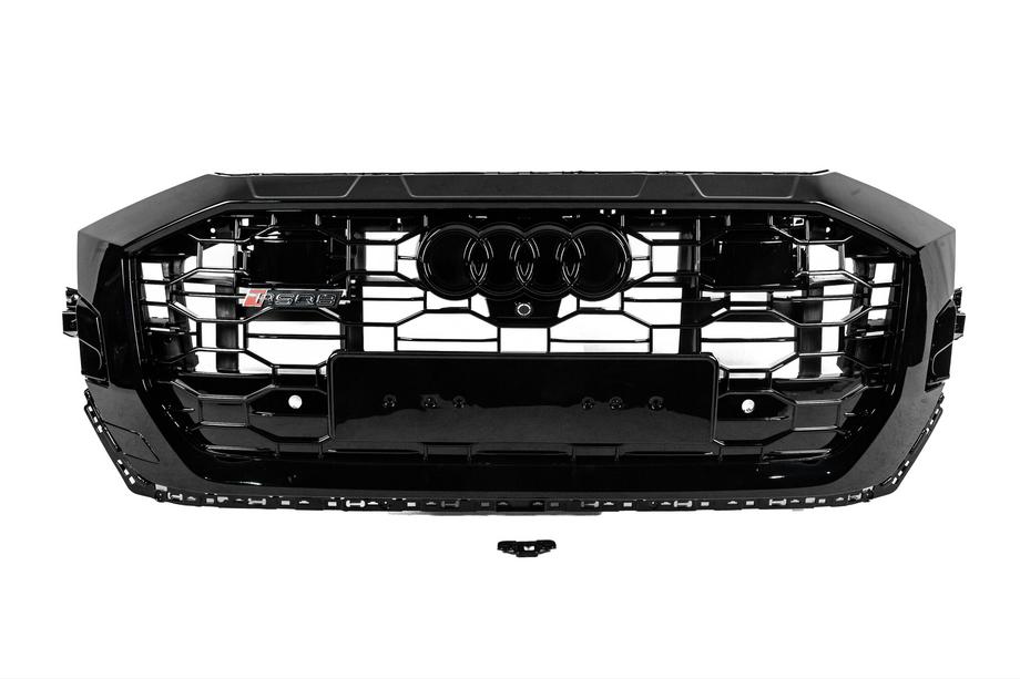 Audi Q8 2018- гг. Передняя решетка RSQ-Style с ACC (2018-2023, черная) Image