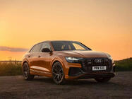 Audi Q8 2018- гг. Передняя решетка радиатора SQ-Style (2018-2023, черная) фото 6