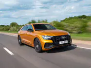 Audi Q8 2018- гг. Передняя решетка радиатора SQ-Style (2018-2023, черная) фото 7