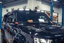 Land Rover Defender 2019- гг. Козырёк лобового стекла с 4 LED фото 1