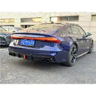 Audi A7 2018- гг. Задний диффузор с насадками на выхлоп S-Style фото 1
