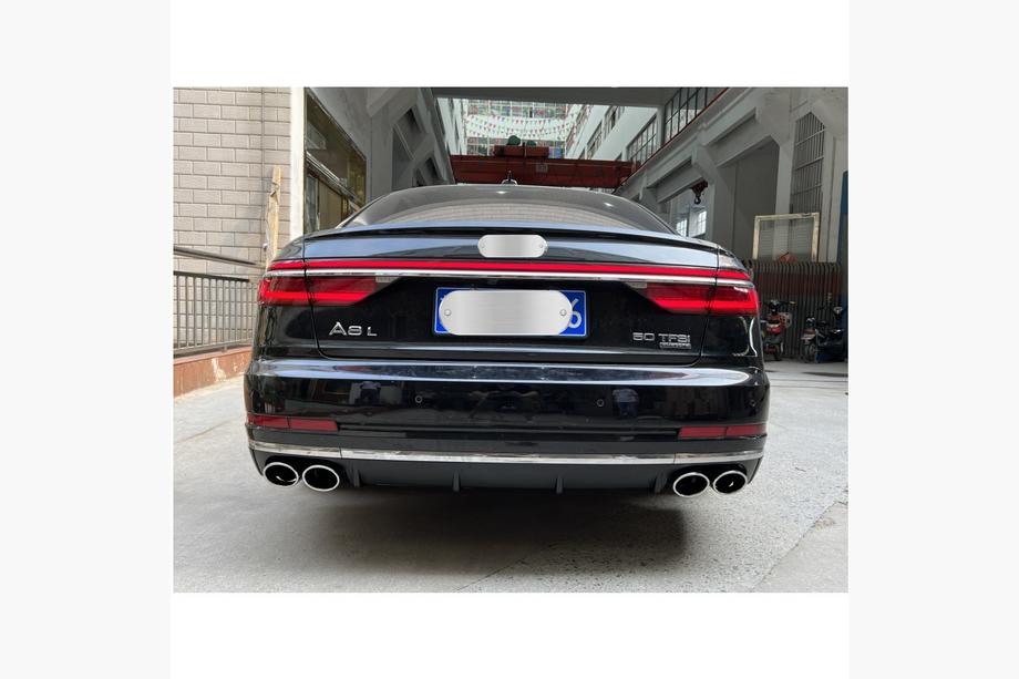 Audi A8 2018- гг. Задний диффузор с насадками на выхлоп S-Style (2018-2021) Image
