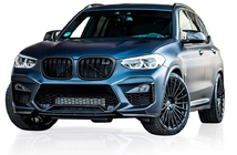 BMW X3 G01 2018- гг. Ноздри M-Look (Черный Глянец) фото 1