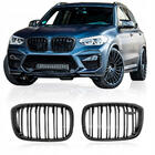 BMW X3 G01 2018- гг. Ноздри M-Look (Черный Глянец) фото 12