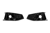 Audi A4 B9 2015-2024 гг. Решетки противотуманных фар RS-Style (2019-2024, 2 шт, Черный) фото 1