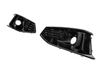 Audi A4 B9 2015-2024 гг. Решетки противотуманных фар RS-Style (2019-2024, 2 шт, Черный) фото 2