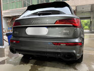 Audi Q5 2008-2017 гг. Задний диффузор с насадками на выхлоп QRS-Style фото 1