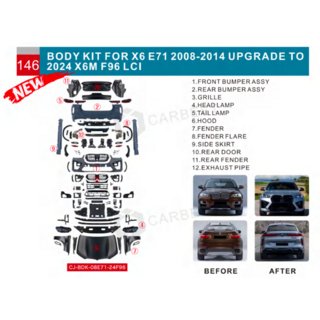 Комплект рестайлинга в X6M F96 LCI фото 3