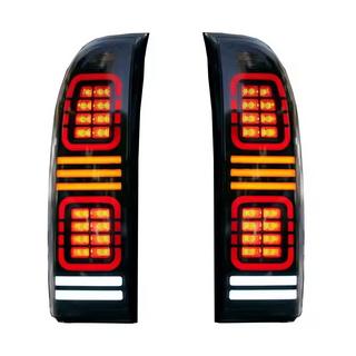 Задние фонари LED Smoke Black (2004-2008, 2 шт) Nissan Patrol Y61 1997-2011 гг. фото 1