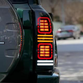 Задние фонари LED Smoke Black (2004-2008, 2 шт) Nissan Patrol Y61 1997-2011 гг. фото 2