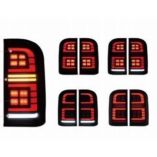 Задние фонари LED Smoke Black (1999-2004, 2 шт) Nissan Patrol Y61 1997-2011 гг. фото 1
