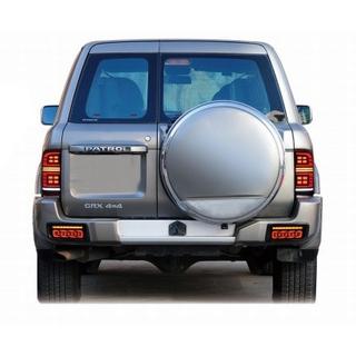 Задние фонари LED Smoke Black (1999-2004, 2 шт) Nissan Patrol Y61 1997-2011 гг. фото 2