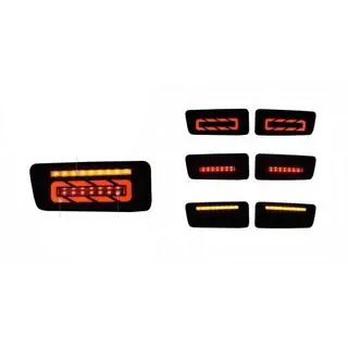 Задние фонари LED Smoke Black (1999-2005, 2 шт) Nissan Patrol Y61 1997-2011 гг.
