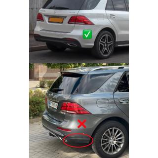 Задний диффузор для GLE (дизайн GLE63 Black) фото 3