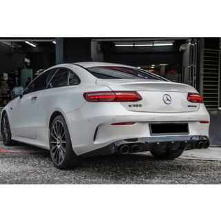 Задний диффузор Black с насадками Black (Дизайн AMG53)