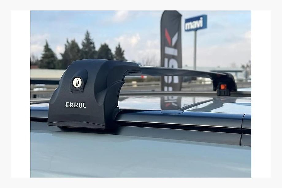 Поперечины на интегрированные рейлинги с ключом Ecem V2 (2 шт) до 140 см, Черный Image
