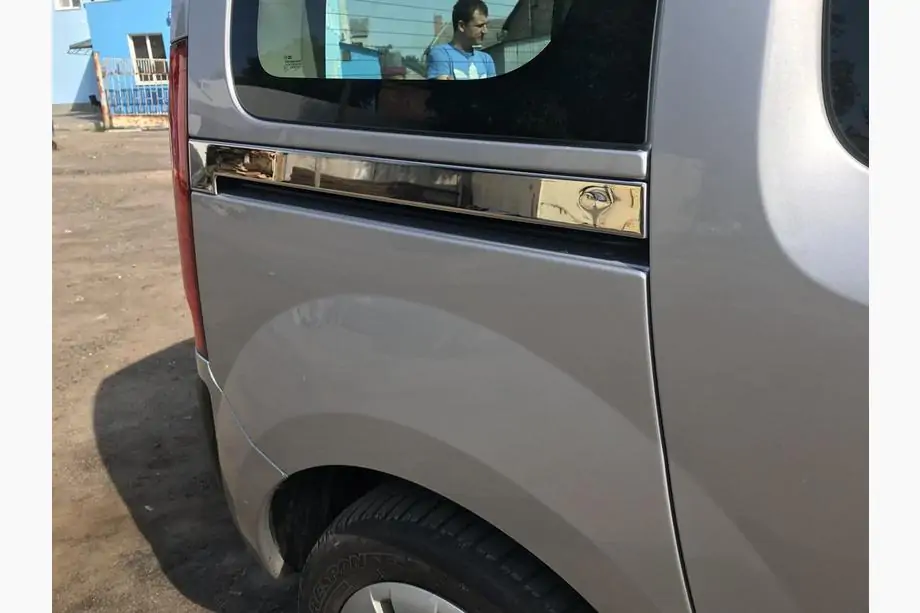 Renault Kangoo 2008–2020 гг. Молдинг на сдвижную дверь (2 шт., нержавейка) Фото 4