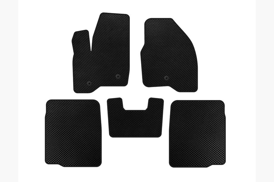 Ford Explorer 2011-2019 гг. Коврики EVA (2 ряда, 2011-2015, Черный) Image