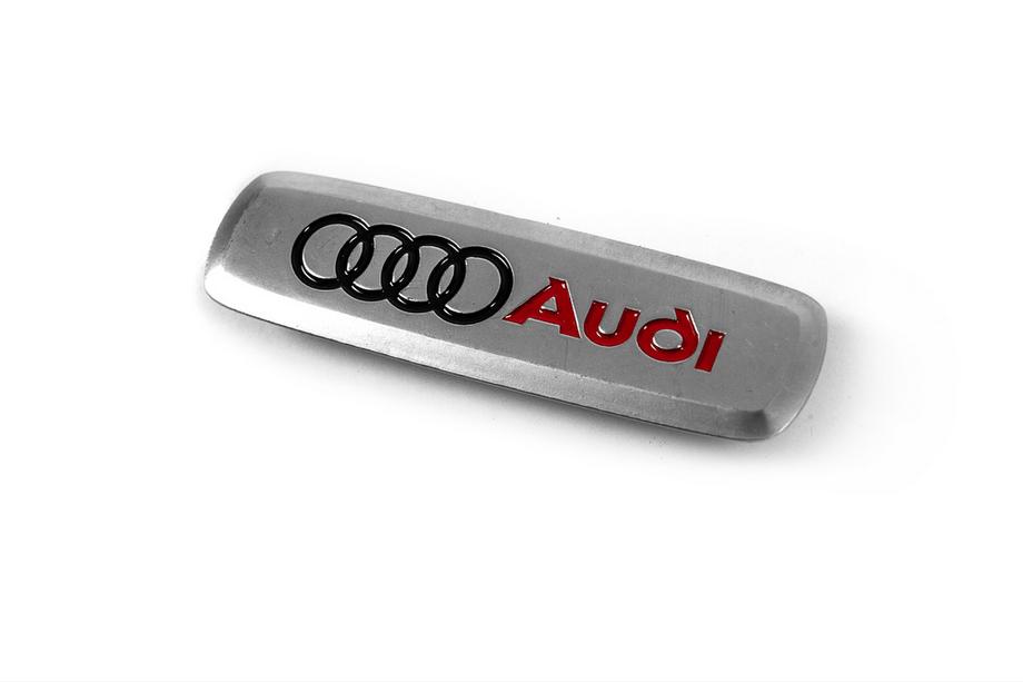 Audi Алюминиевый шильдик для ковриков (1 шт) Фото 1