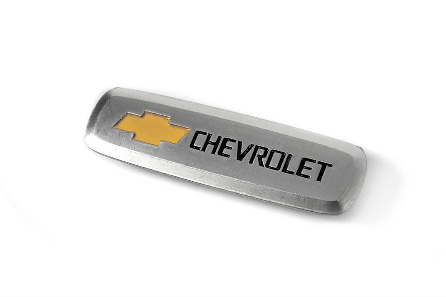 Chevrolet Алюминиевый шильдик для ковриков (1 шт) Image