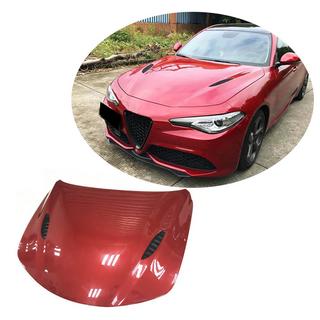 Капот V2 (Карбон) Alfa Romeo Giulia 2016-2022 гг. фото 1