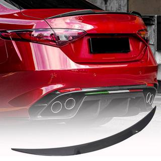 Спойлер V5 (Сухой карбон) Alfa Romeo Giulia 2016-2022 гг. фото 1