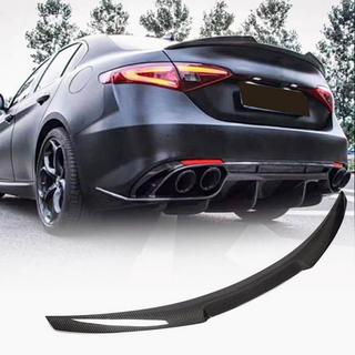 Спойлер V6 (Карбон) Alfa Romeo Giulia 2016-2022 гг. фото 1