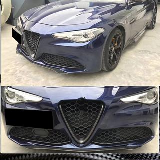 Накладка на решетку (для Base, Сухой карбон) Alfa Romeo Giulia 2016-2022 гг. фото 3