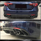 Alfa Romeo Giulia 2016-2022 гг. Диффузор заднего бампера V1 (для Base, Карбон) фото 4