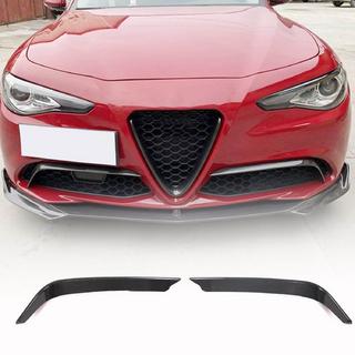 Накладки на противотуманные фары (для Base, Carbon) Alfa Romeo Giulia 2016-2022 гг. фото 1