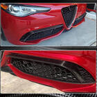 Alfa Romeo Giulia 2016-2022 гг. Накладки на Противотуманные Фары (для Sport, Пластик) фото 6