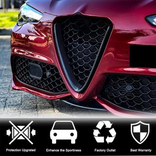 Накладка на решетку радиатора (для Sport/Quadrifoglio) Alfa Romeo Giulia 2016-2022 гг. фото 4