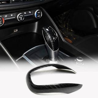 Накладка на Ручку КПП (Dry Carbon) Alfa Romeo Giulia 2016-2022 гг. фото 1