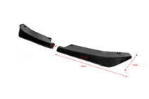 Универсальные Flap накладки на задний бампер Тип-A (2 шт, черный глянец, ABS-пластик) фото 5
