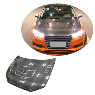 Капот V1 (для Sedan 2012-2016, Карбон) Audi A3 2012-2020 гг. фото 1