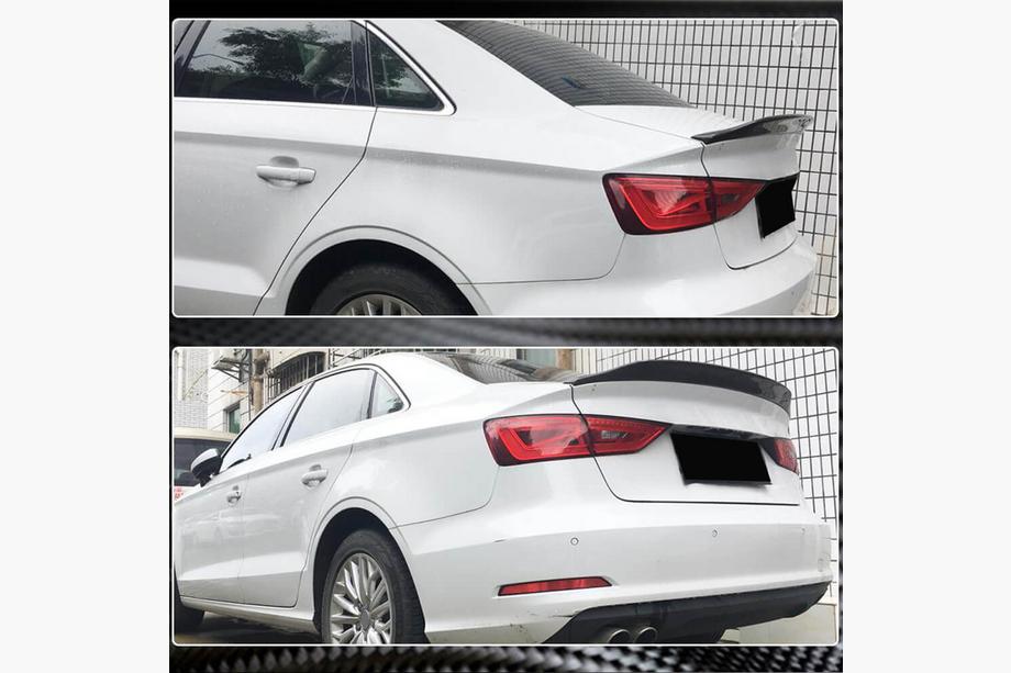 Audi A3 2012-2020 гг. Спойлер V7 (для Sedan, карбон) Фото 3